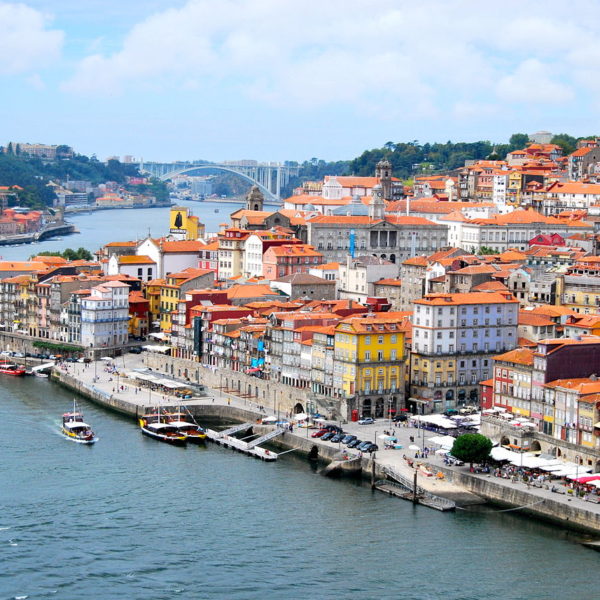 Portugalia Port - widok z Ponte Dom Luis