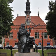 Gdańsk - pomnik Heweliusza