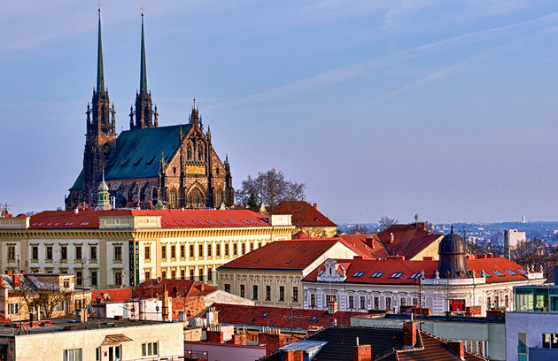 Brno — panorama miasta
